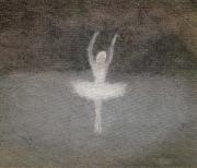 Clarice Beckett Pavlova, Dying Swan USA oil painting artist